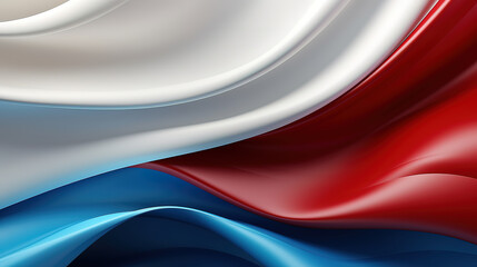 Wall Mural - Red and blue color swirl concept