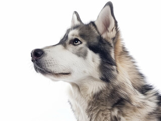 Wall Mural - Portrait a Alaskan Malamute,