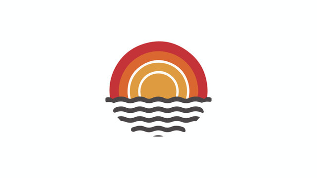 Golden Twilight: Sunset Emblematic Icon