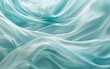 Luxurious teal green satin fabric draped in soft, sinuous waves that accentuate the rich sheen and fluid texture.