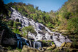 A beautiful waterfall and forest in Asia, Thailand, Chiangmai . Travel concept.