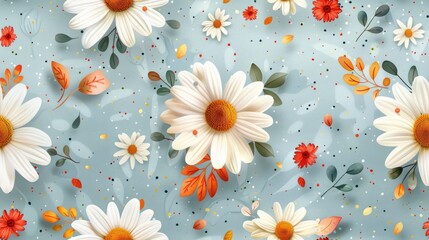 Wall Mural - Flower Background Very Cool