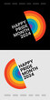 Design for happy pride month