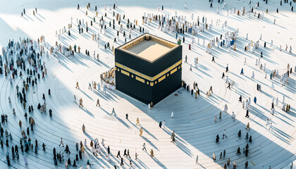 to view of kaaba mecca