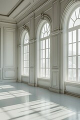 Poster - A spacious room with abundant natural light. Suitable for interior design concepts