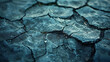 Dry cracked earth surface.