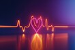 © Fotograf - Blurry image of a heart beat monitor. Can be used in medical and healthcare designs