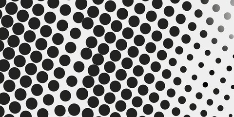 Poster - A simple black and white background with a plethora of dots. Suitable for various design projects