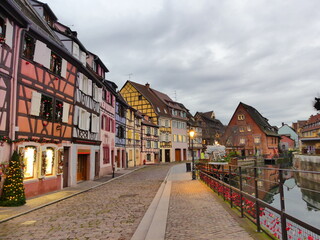 Canvas Print - Colmar à Noël Alsace illuminations