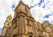 Malaga, Spain, view of the Renaissance architectures of the Malaga Cathedral (or Santa Iglesia Catedral Basílica de la Encarnación)