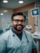 © israel - Portrait of a dentist inside a dental clinic