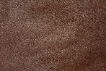 Wall Mural - The background is brown genuine leather.