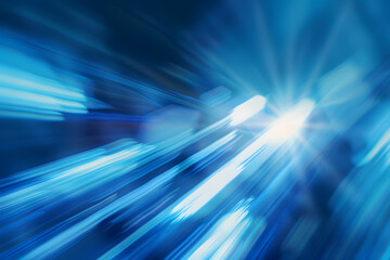 Poster - simple light is blue, in the style of blurred imagery, low bitrate, dramatic diagonals,