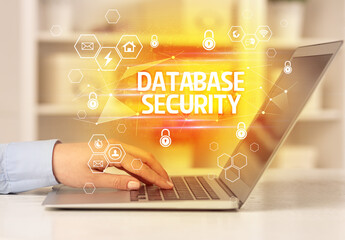 Aufkleber - internet security and data protection concept