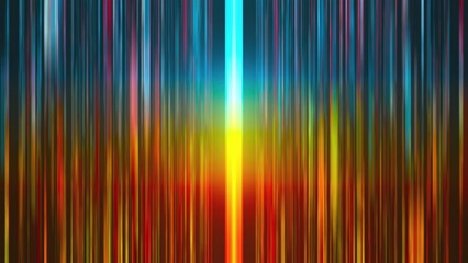 Poster - colorful vertical lines. computer generated 3d render