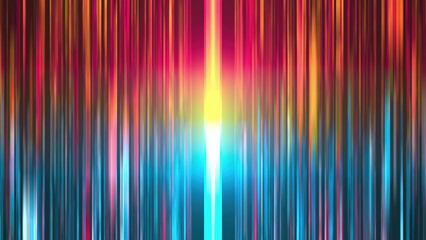 Wall Mural - Colorful vertical lines. Computer generated 3d render