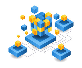 Poster - AI technology blockchain management network