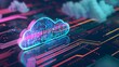 © ThePixLab - Seamless Data Migration to the Cloud, seamless data migration to the cloud with an image showing data being transferred from on-premises servers to cloud storage, AI.