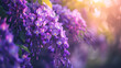 purple lilac flowers , generative ai