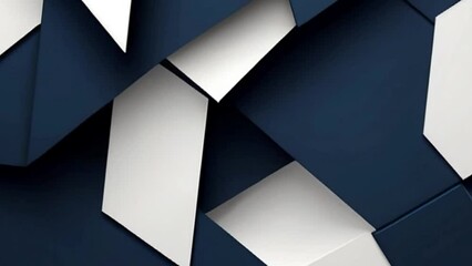 simple Abstract background dark blue with modern square element shapes flat