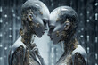 Collaboration and cooperation of artificial beings capable of forming emotional connections and working together towards a common goal