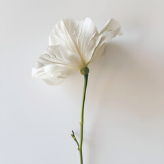 Wall Mural - white dahlia flower