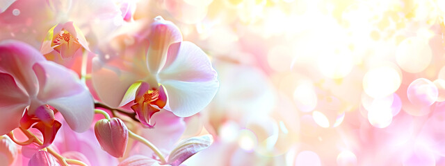 Sticker - Pink Orchid in Spring