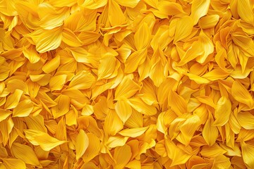 Sticker - Petals of a yellow chrysanthemum as a background