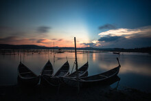 Sunset At O ​​Loan Lagoon, Phu Yen