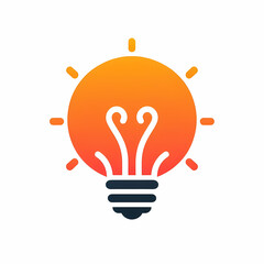 Poster - logo illustration of lightbulb