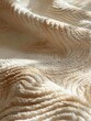 Explore the softness of terrycloth fabric up close.
