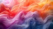 Pink, orange, and blue abstract silky background