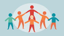 A Group Of People Holding Hands In A Circle Representing The Concept Of Paying It Forward And Using Benevolent Acts As A Defense Mechanism.