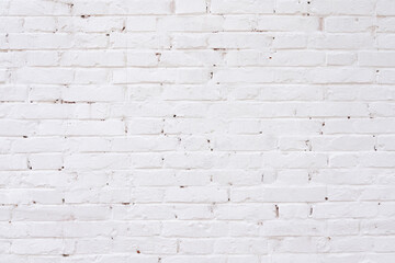 Wall Mural - white brick wall texture background