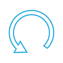 Poster - Refresh icon vector. Reload icon vector. Update icon.
