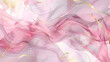 Abstract pink marble marbled stone ink liquid fluid painted painting texture luxury background banner - Pink petals, blossom flower swirls gold painted lines