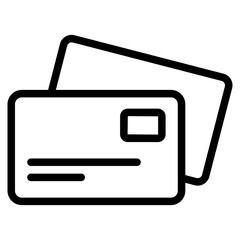 Canvas Print - credit card icon