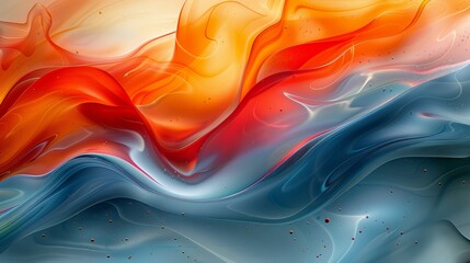 Abstract colorful wave design