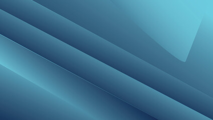 Poster - abstract blue background stripes background with geometric round shape. Vector illustration.