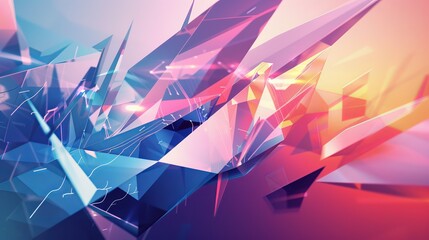 Wall Mural - Crystal background