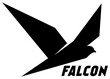 falcon logo brand design vector	
