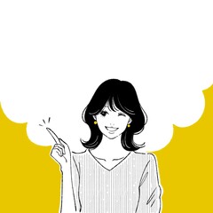 女性・女の子のイラスト素材