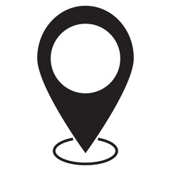 Location icon, Map pointer icon, GPS location, Landmark icon, pointer icon, flat Location vector illustration