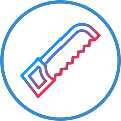 Wall Mural - Vector Design Hacksaw Icon Style