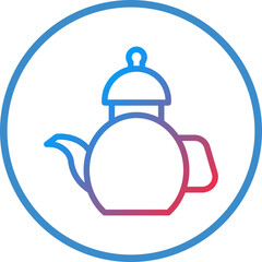 Wall Mural - Vector Design Tea Pot Icon Style