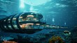 Futuristic Floating House in the Ocean