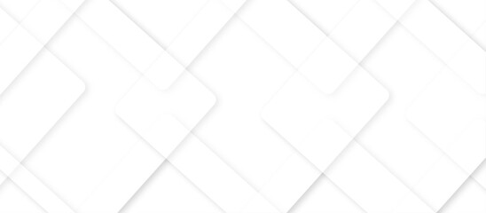 Poster - Abstract modern white and gray pattern geometric luxury gradient line background random square shape design. 3d shadow effects, modern design template background. layered geometric triangle shapes.