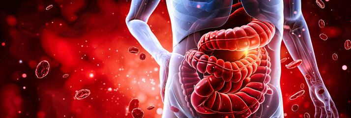 Poster - Gastric Battlefields: A Journey Through the Human Digestive System, Exploring the Intersection of Medicine and Microbiology