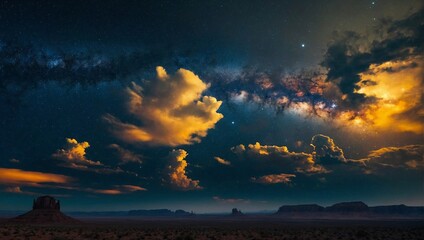 Wall Mural - time lapse clouds