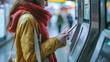 Ticketing system allows woman to pay with her cellphone via NFC